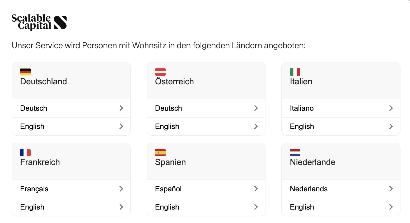 Scalable Capital im Ausland nutzen