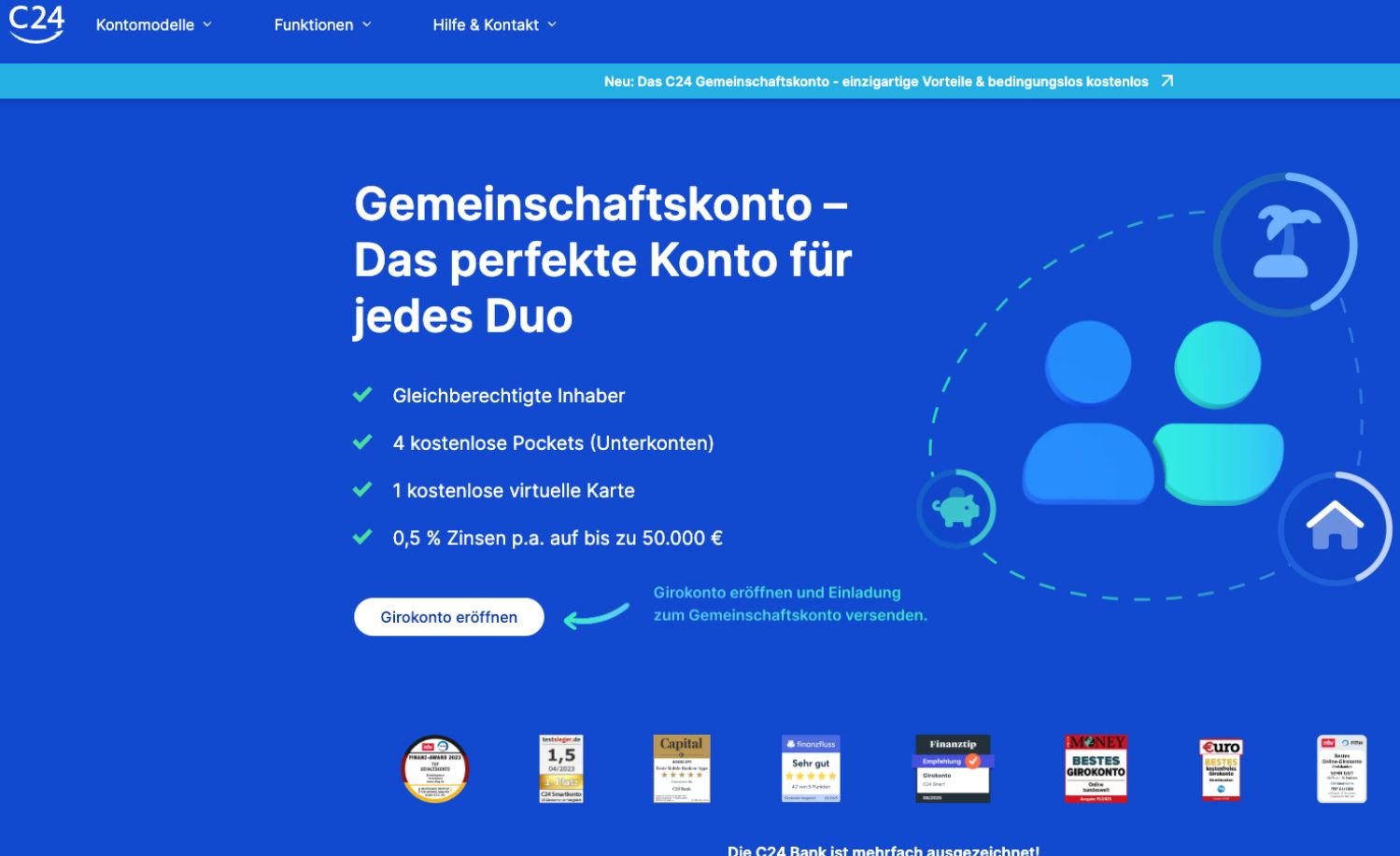 C24 Gemeinschaftskonto Test Vergleich