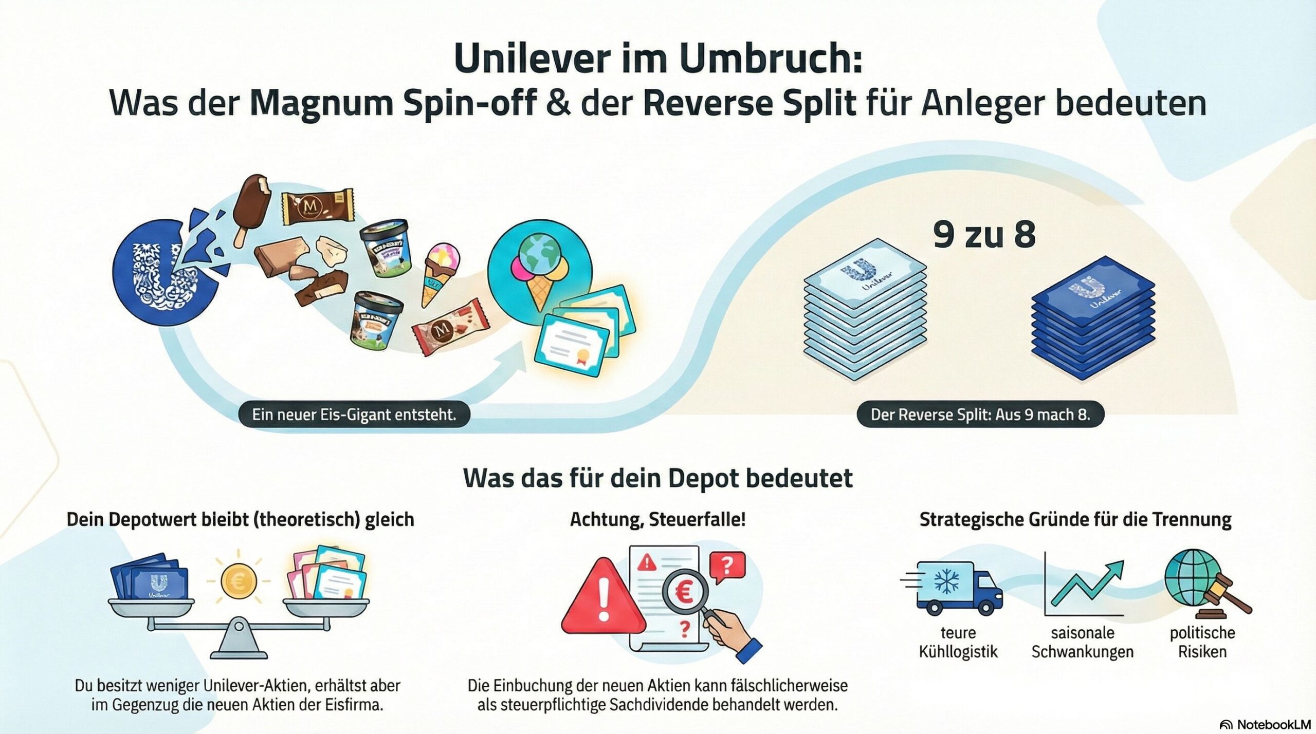 Unilever Magnum Aktiensplit erklaert