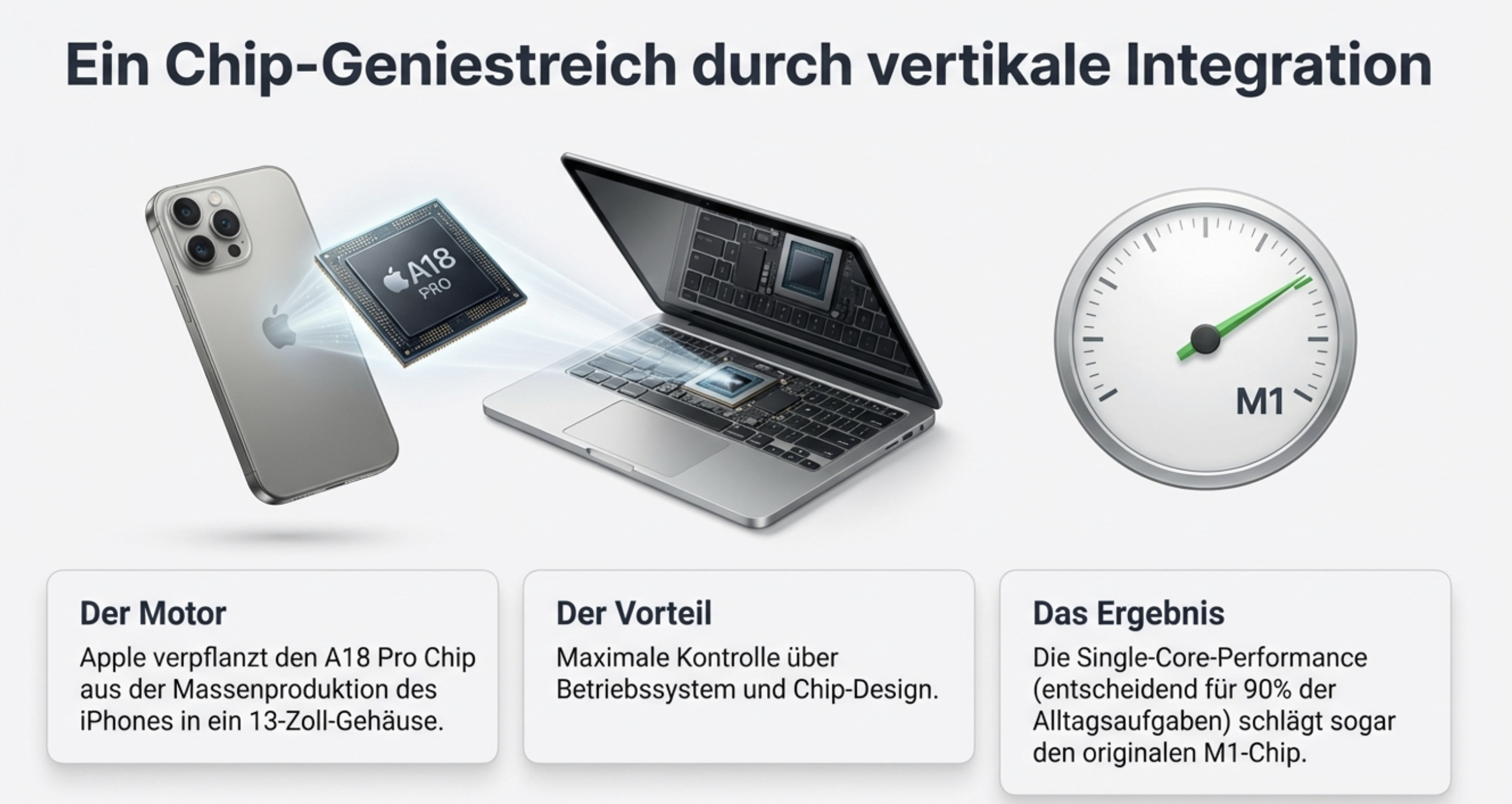 iPhone Chip in MacBook